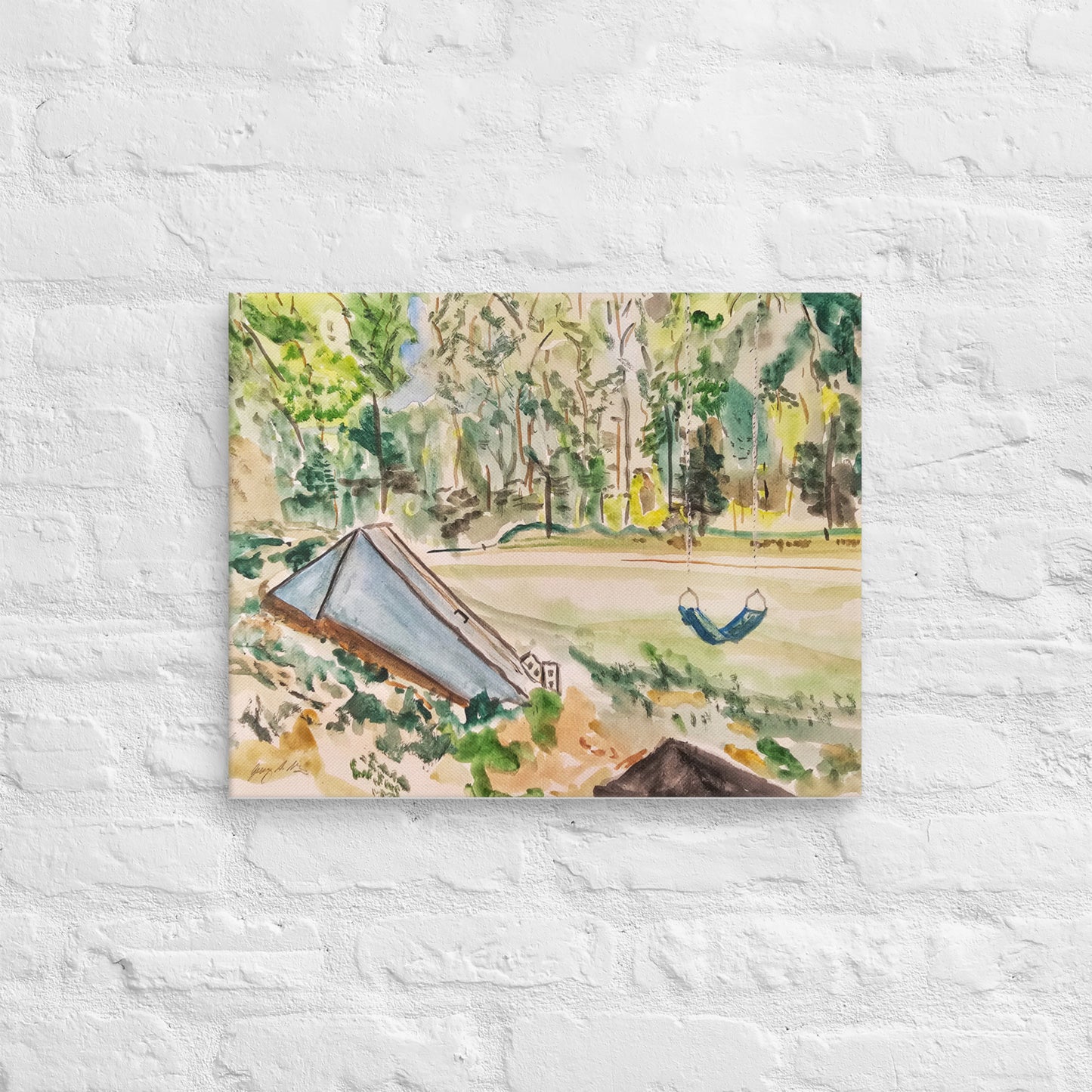 Cellar and Swing - Gallery Wrapped Canvas - Choose Your Size!