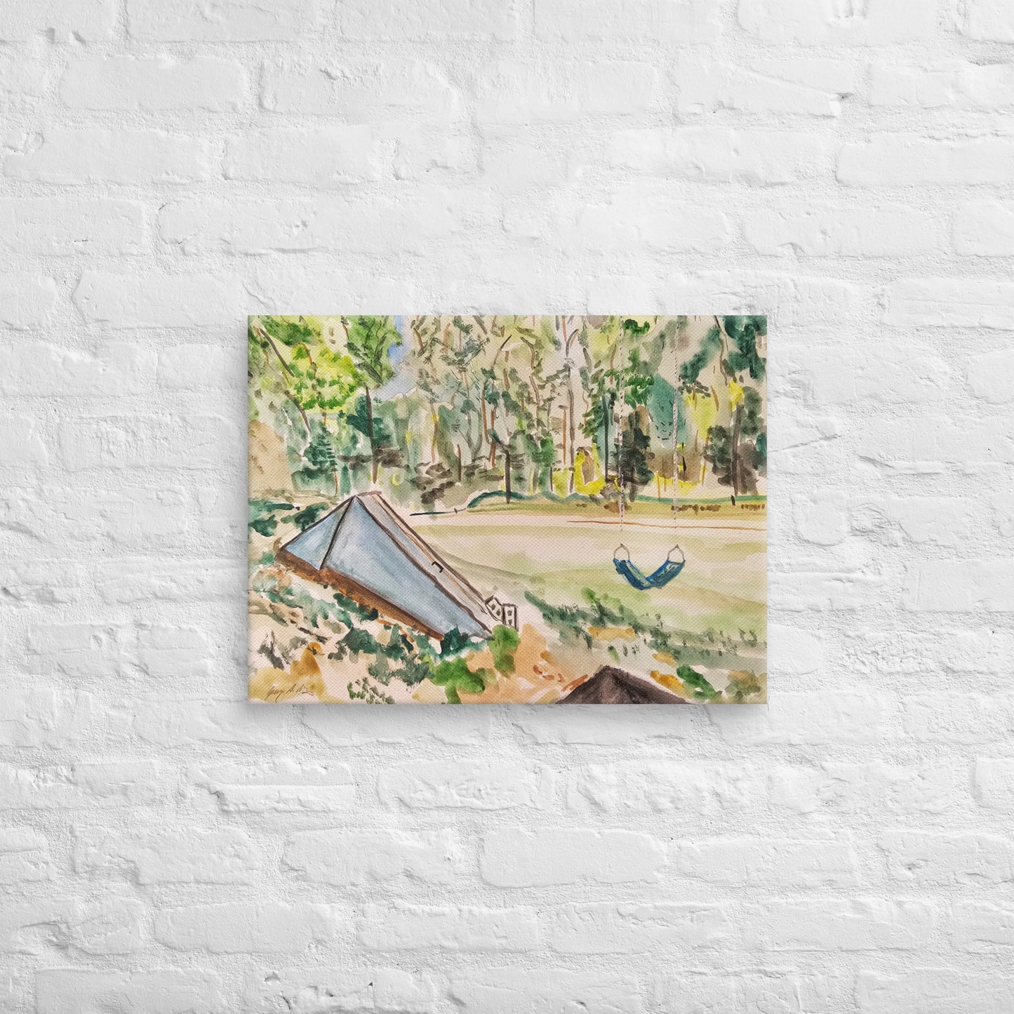 Cellar and Swing - Gallery Wrapped Canvas - Choose Your Size!
