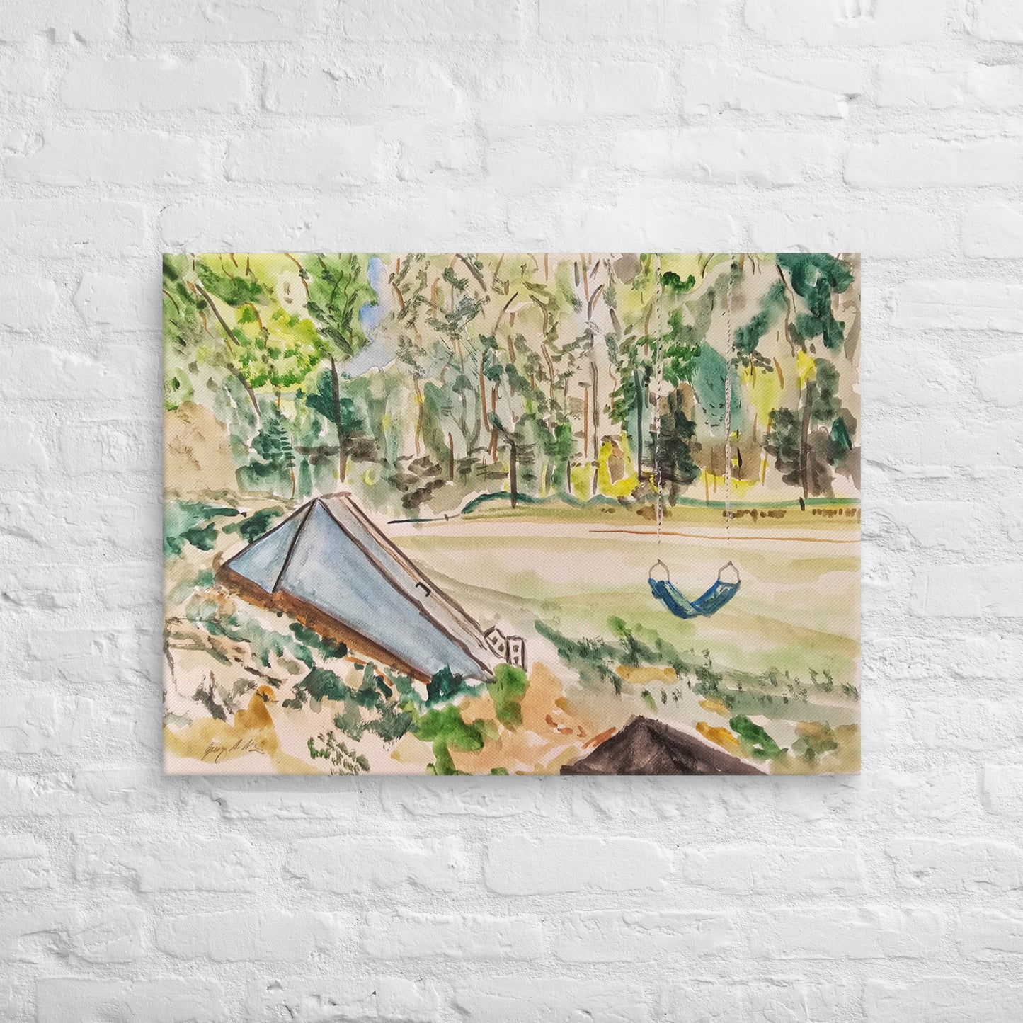 Cellar and Swing - Gallery Wrapped Canvas - Choose Your Size!