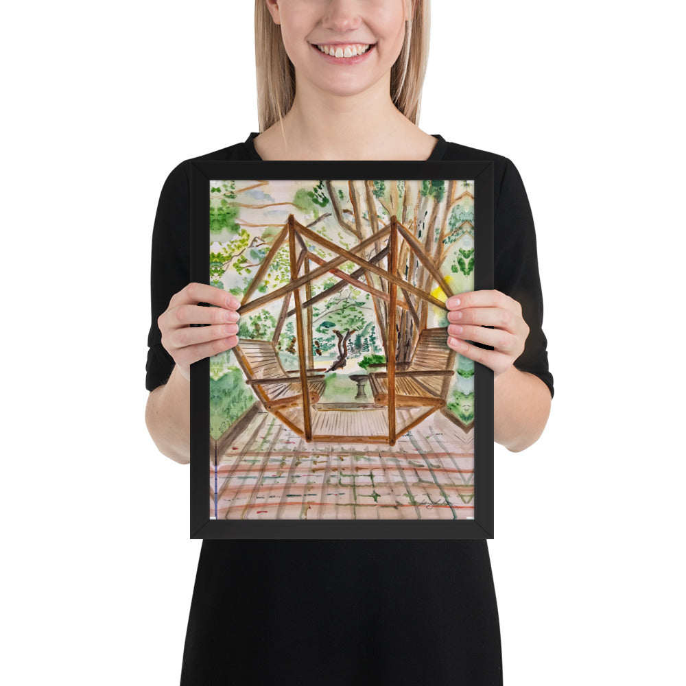 "The Geometric Swing Portal" 11" x 14" Gallery Print with choice of frame!