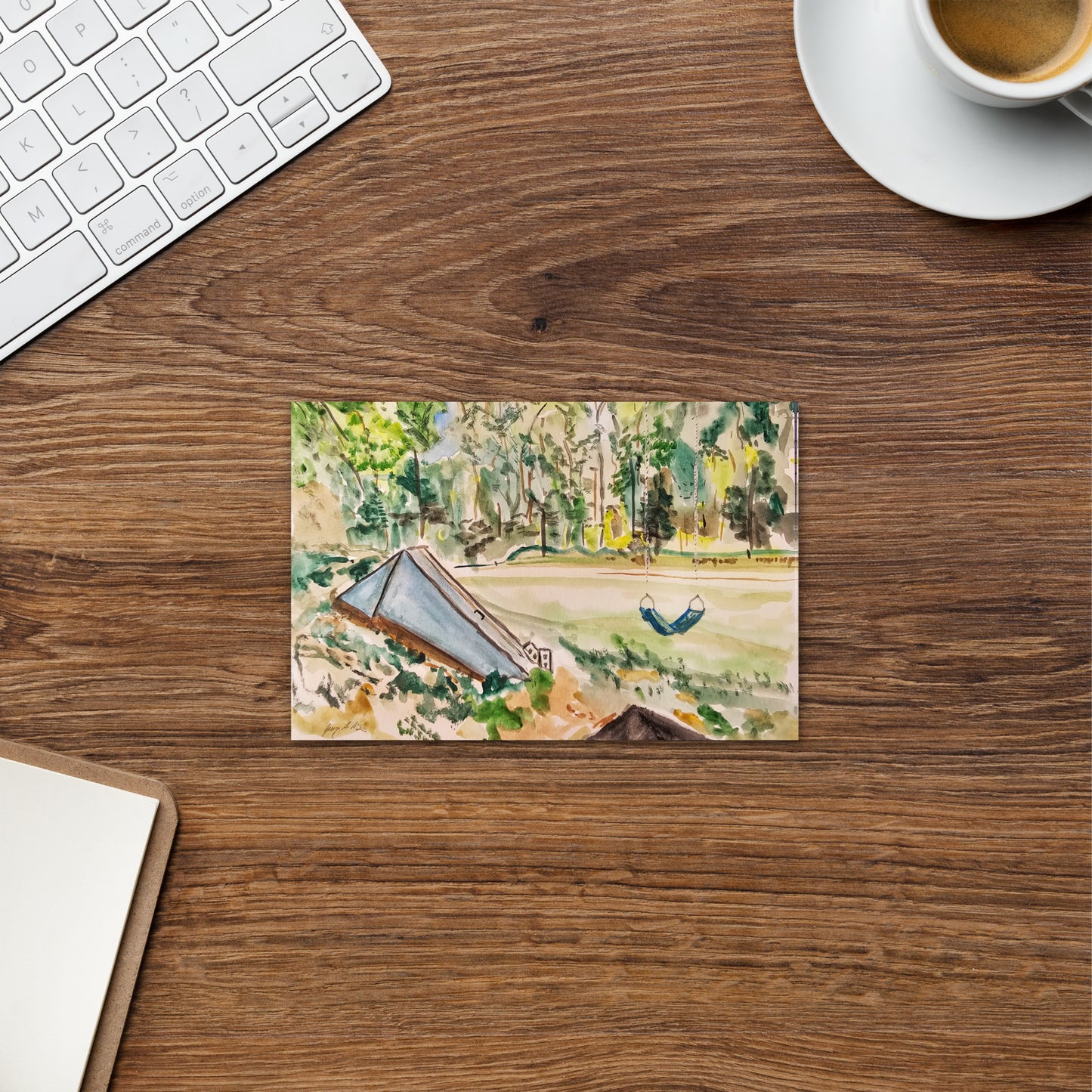 Cellar and Swing Postcard Print