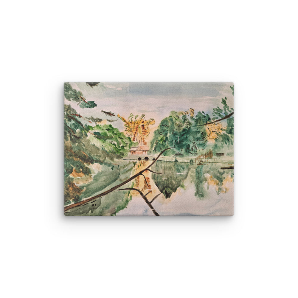 "Crystal River Reflection" Low Profile Gallery Wrapped Canvas - Choose Your Size