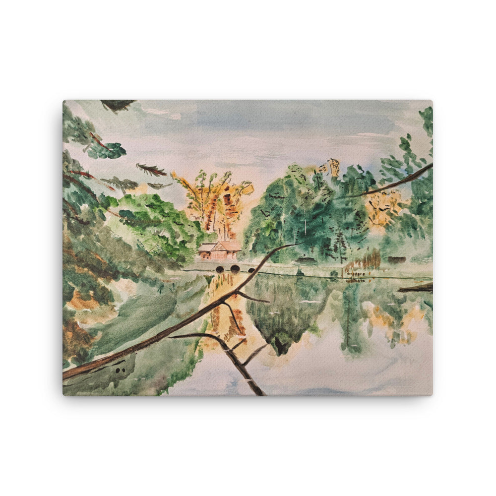 "Crystal River Reflection" Low Profile Gallery Wrapped Canvas - Choose Your Size