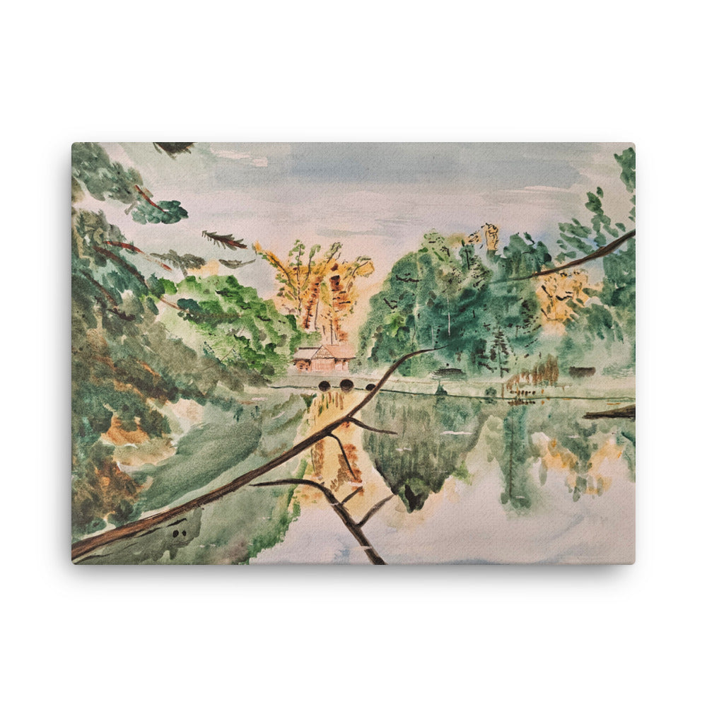 "Crystal River Reflection" Low Profile Gallery Wrapped Canvas - Choose Your Size