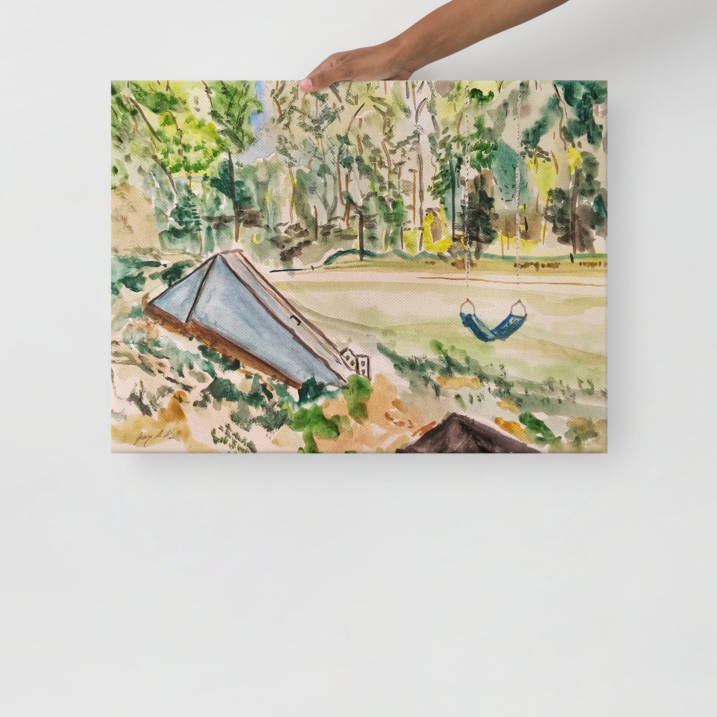 "Cellar and Swing" Low Profile Gallery Wrapped Canvas - Choose Your Size