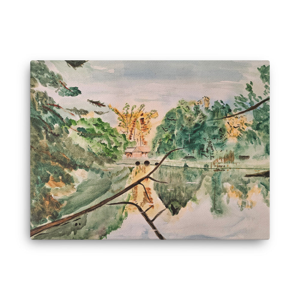 "Crystal River Reflection" Low Profile Gallery Wrapped Canvas - Choose Your Size
