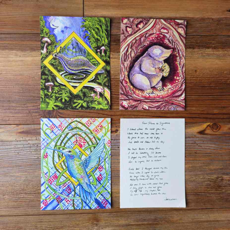 The Artisan Fractal 4Card Animal Alchemy Set By Jezzatron