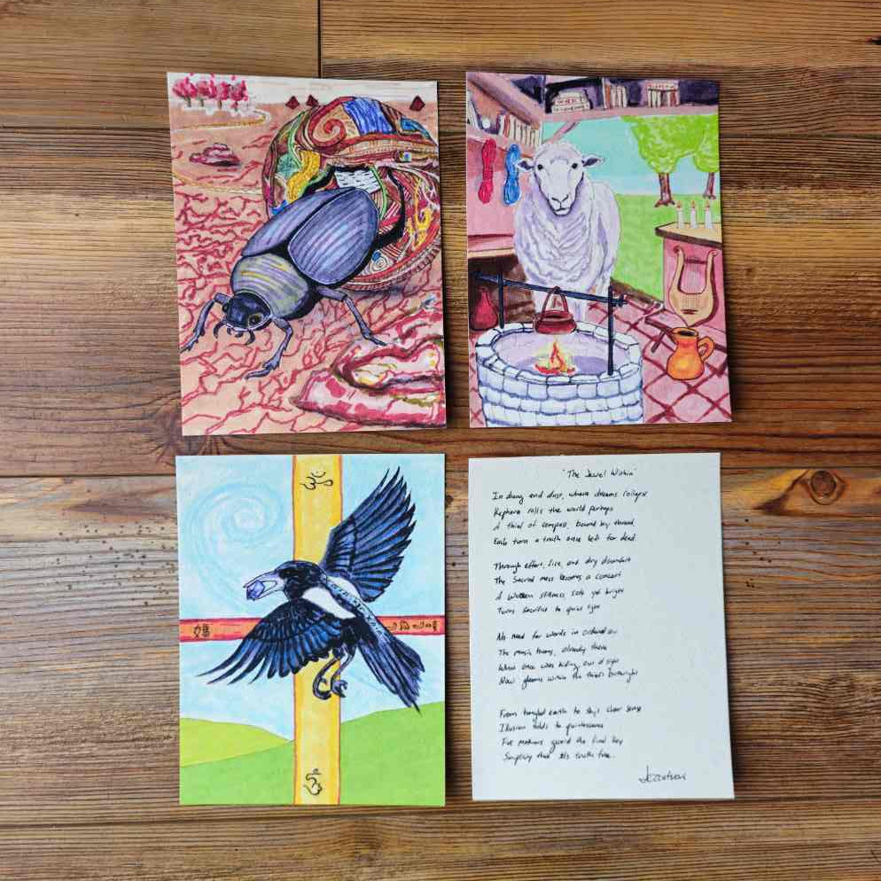 The Essence Fractal 4Card Animal Alchemy Set By Jezzatron