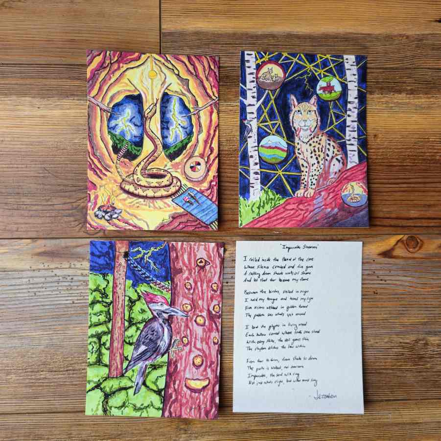 The Precision Fractal 4Card Animal Alchemy Set By Jezzatron