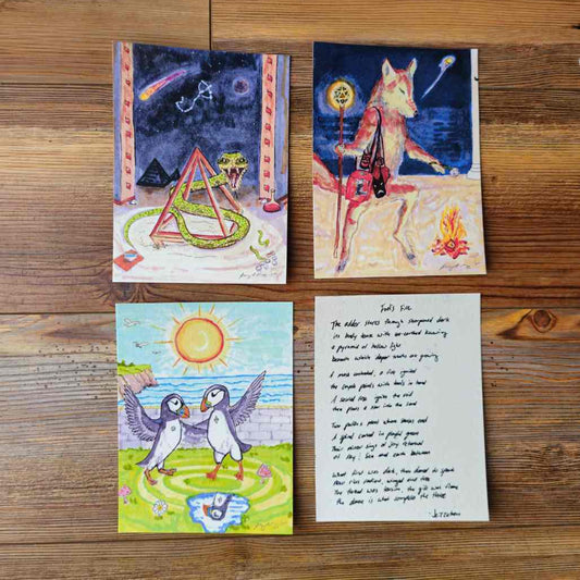 The Seed Fractal 4Card Animal Alchemy Set By Jezzatron