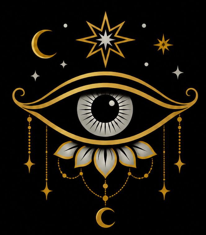 The resolved capstone eye, closing the page