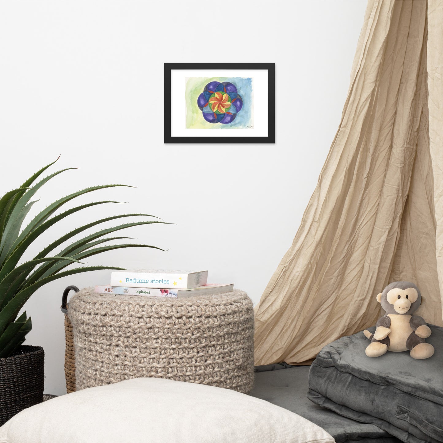 “Seed of Flynn” Framed matte paper poster